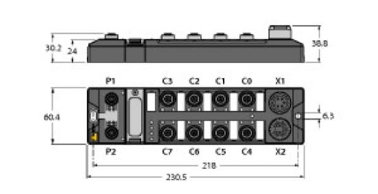 Picture of TBEN-L5-4RFID-8DXP-OPC-UA