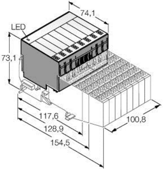 Picture of BL20-16DI-24VDC-P