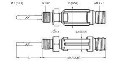 Picture of TTM050C-103A-G1/8-LI6-H1140-L013-50/50°C