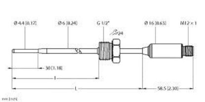 Picture of TTMS-206A-G1/2-LI6-H1140-L300/I250-0/500