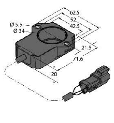 Picture of RI90P1-QR20-LU4X2-0.15-DT04-3P