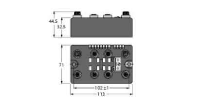 Picture of BLCDN-4M12MT-8DO-0.5A-P